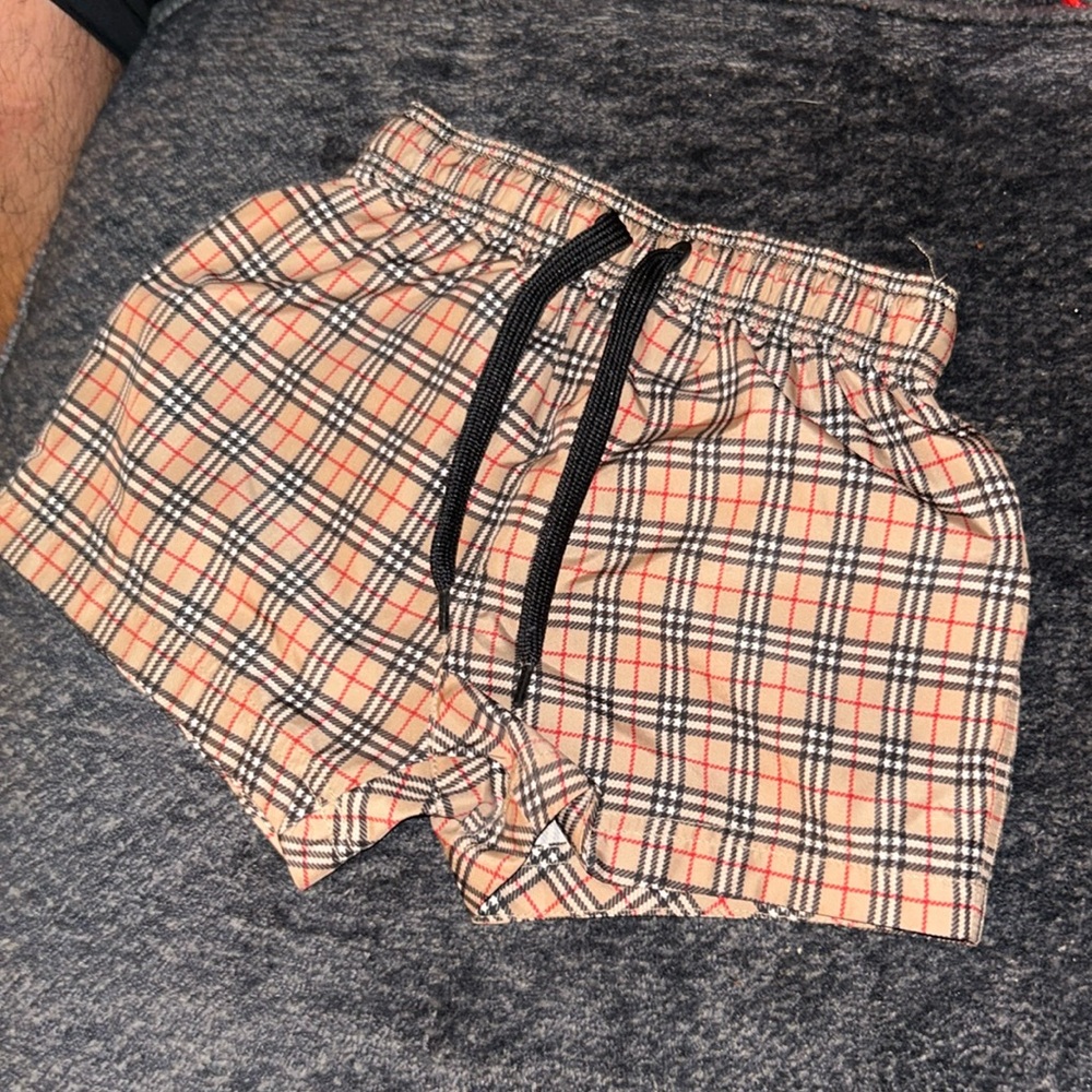 Baby boy grew out of shorts